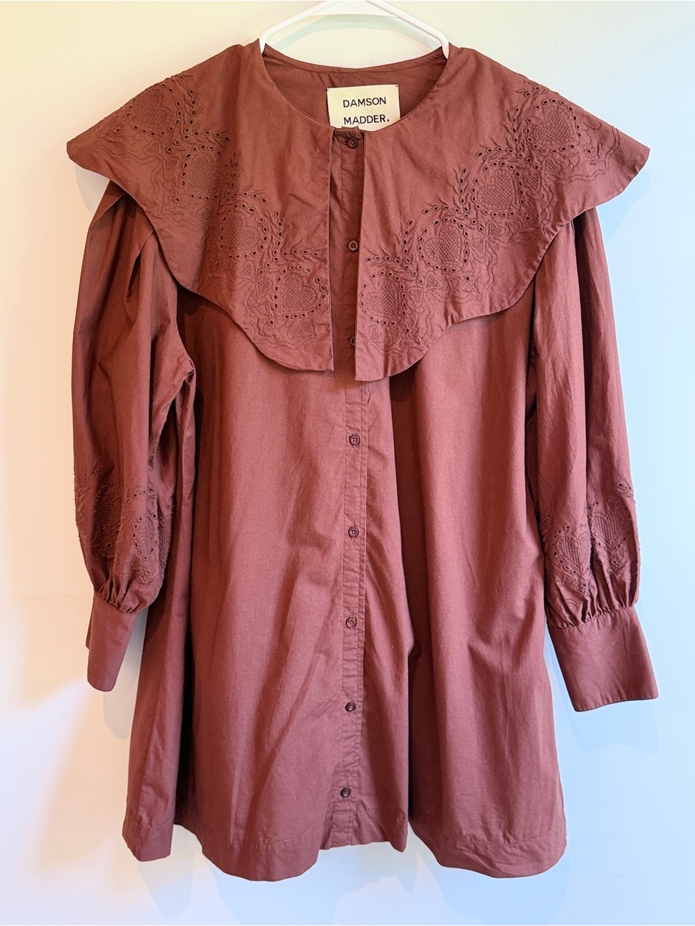 Damson Madder Mimi Broderie Anglaise Dress